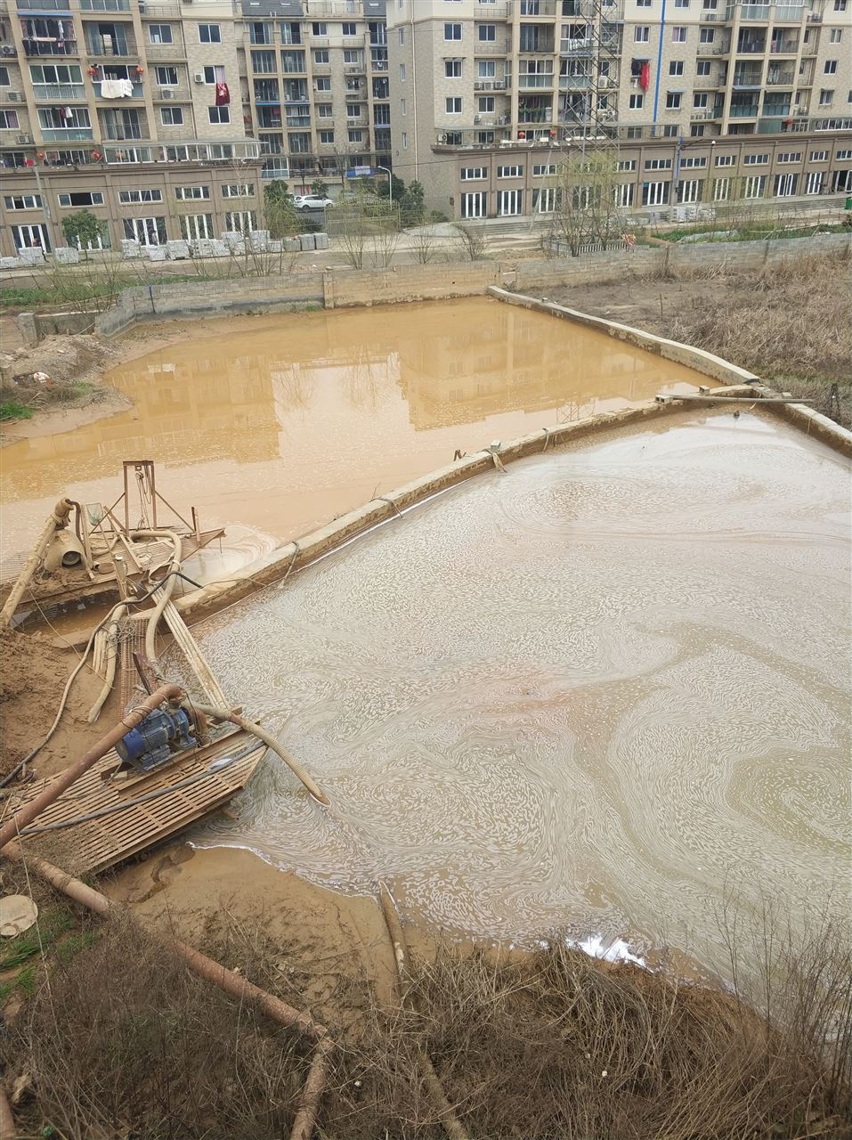 雷州沉淀池淤泥清理-厂区废水池淤泥清淤